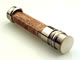 Uplocking Threaded Barrel Model 660 Nickel Silver with Black Ash Burl Spacer