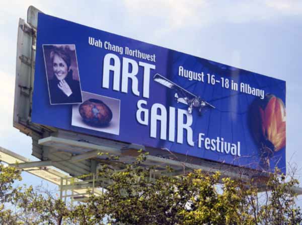 Art & Air Festival billboard