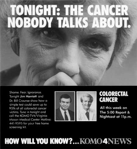 KOMO News 4 Seattle Times print ad